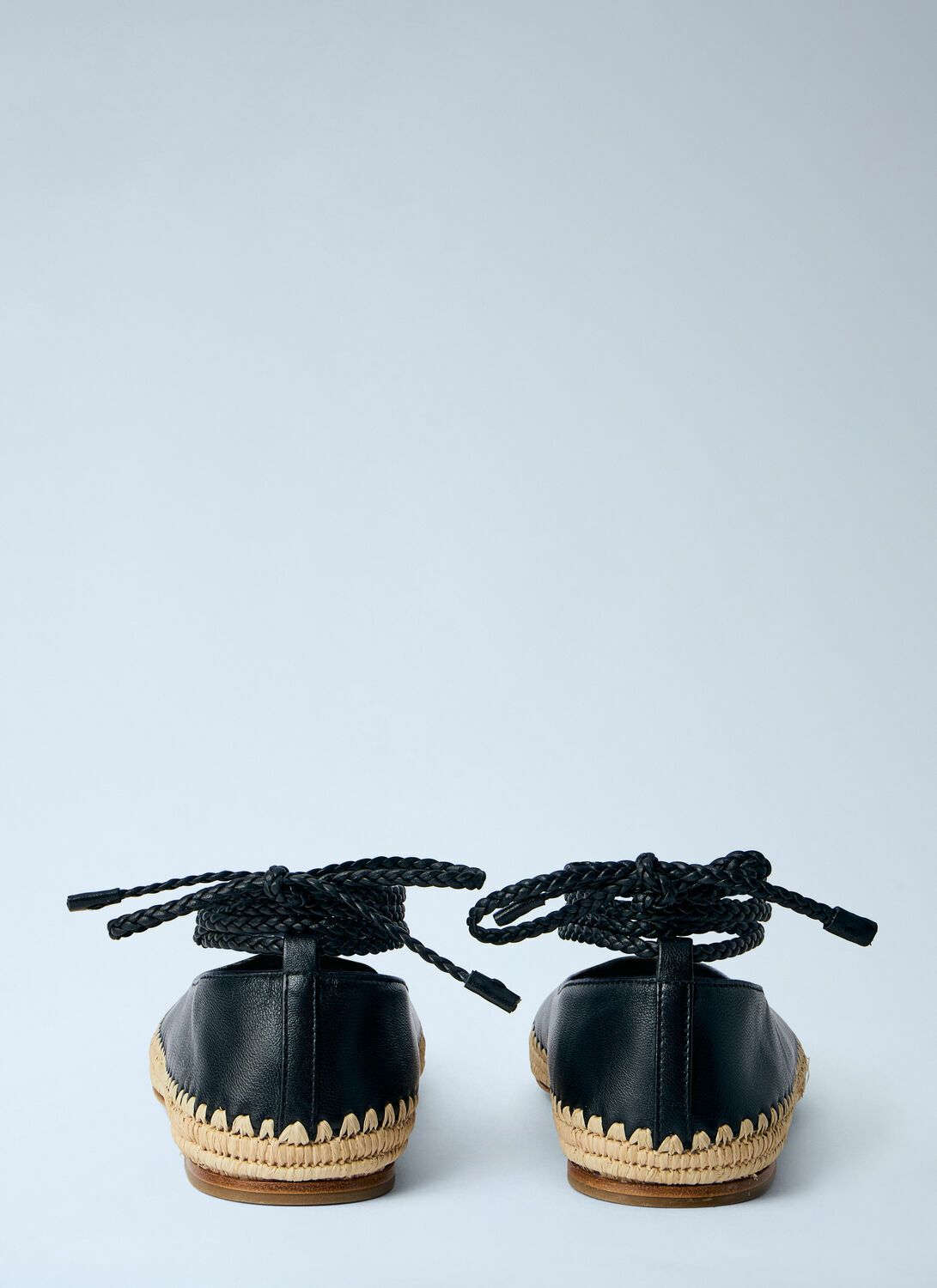 Max Mara Leather Espadrille Flats