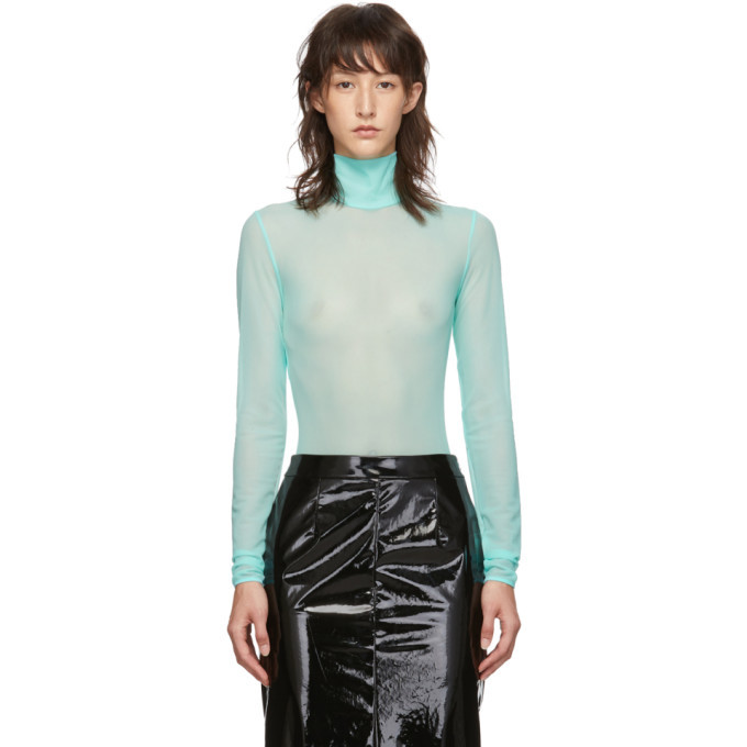 Maison margiela discount blue turtleneck