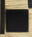 Loewe - Paula's Ibiza leather-trimmed basket bag