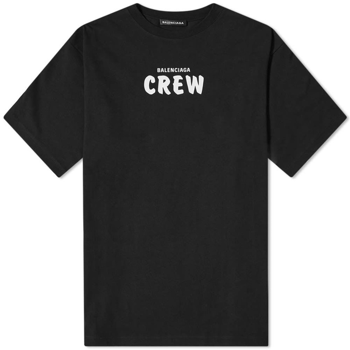 Photo: Balenciaga Crew Logo Tee