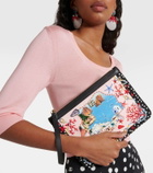 Dolce&Gabbana Capri printed canvas pouch