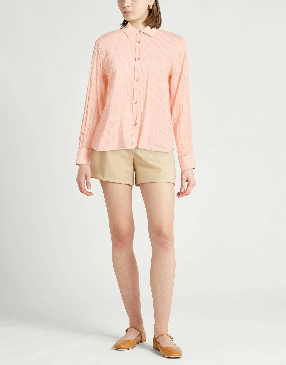 Crossley Womens Shirt in Salmon pink