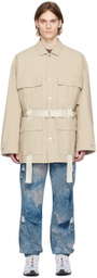 A. A. Spectrum Tan Safari Coat Set