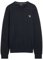 PS Paul Smith Appliquéd Cotton Jumper Navy