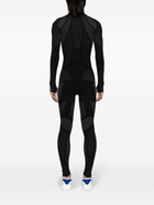 Reebok LTD Black Vector-Appliqué Mesh Top