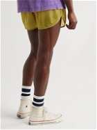 Y,IWO - Quad Slim-Fit Printed Jersey Shorts - Yellow