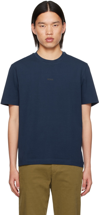 Photo: BOSS Navy Printed T-shirt