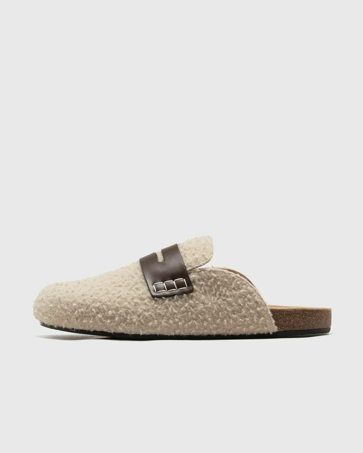 JW Anderson FELT LOAFER M Beige Mens Sandals & Slide