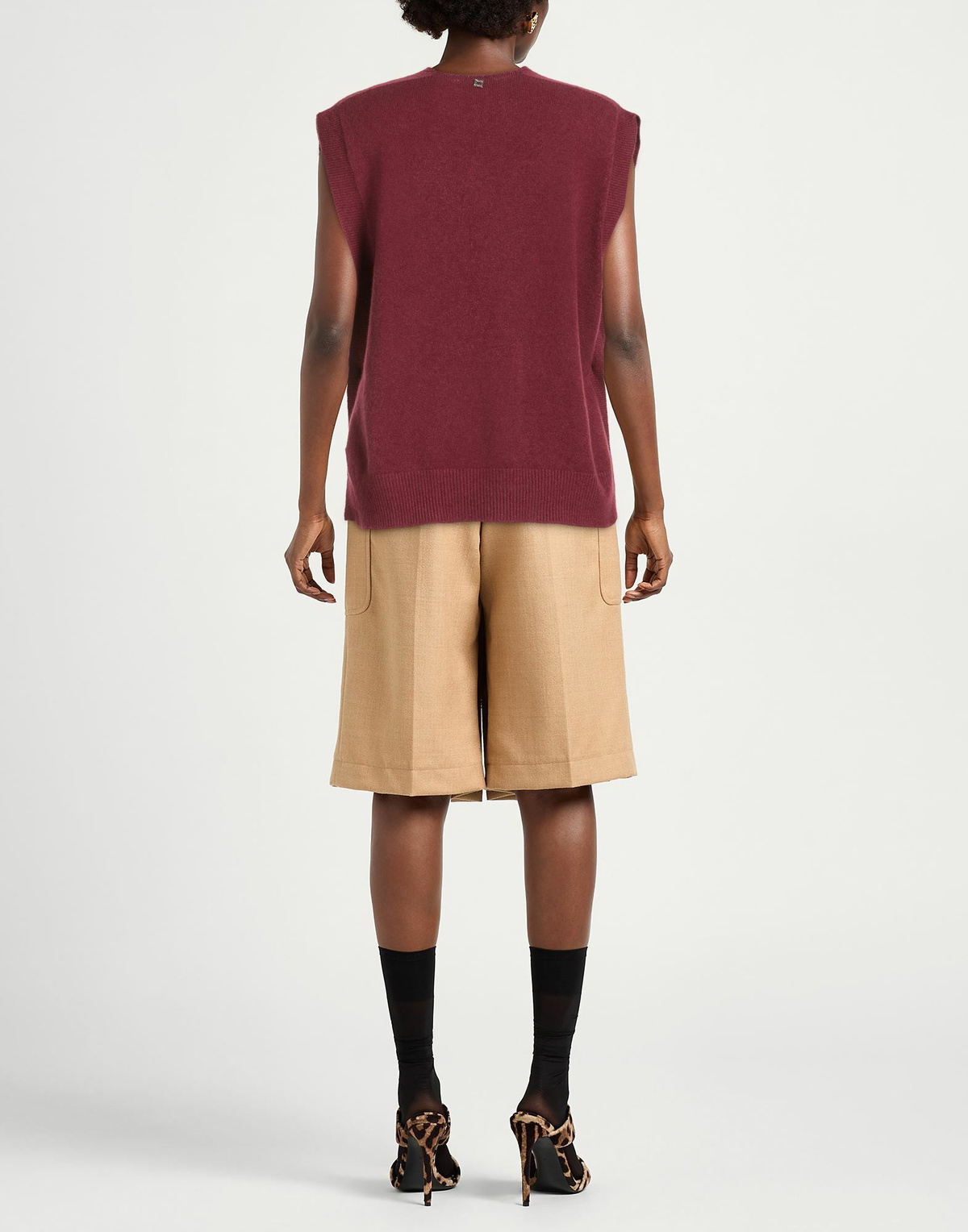 Manila Grace Womens Sweater Garnet