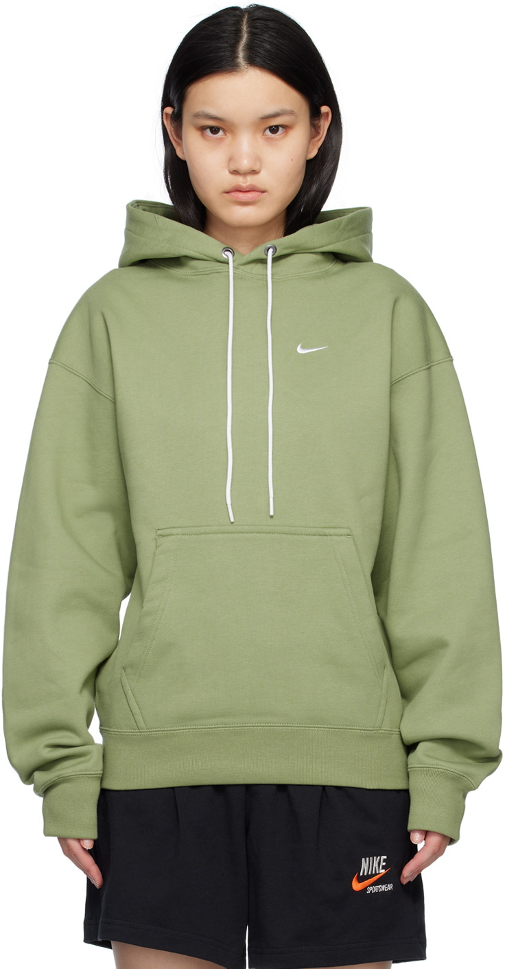 Nike Green Solo Swoosh Hoodie Nike