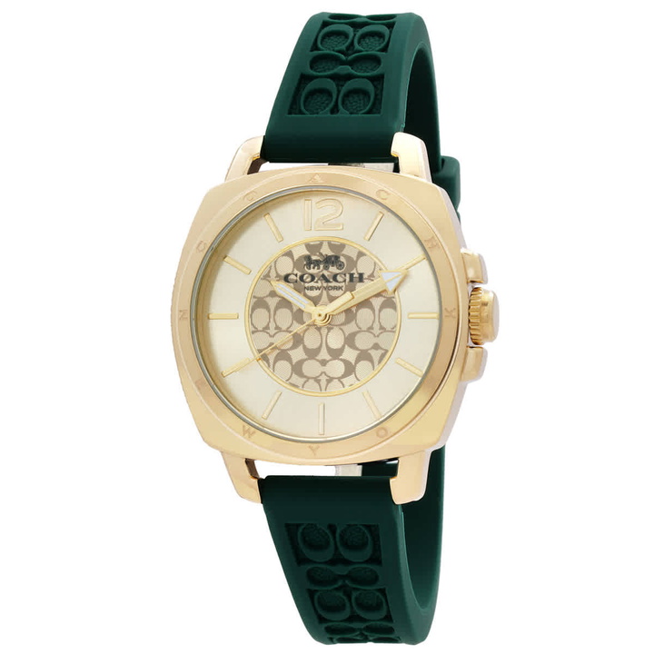Photo: Coach Boyfriend Quartz Gold Dial Ladies Watch 14504179