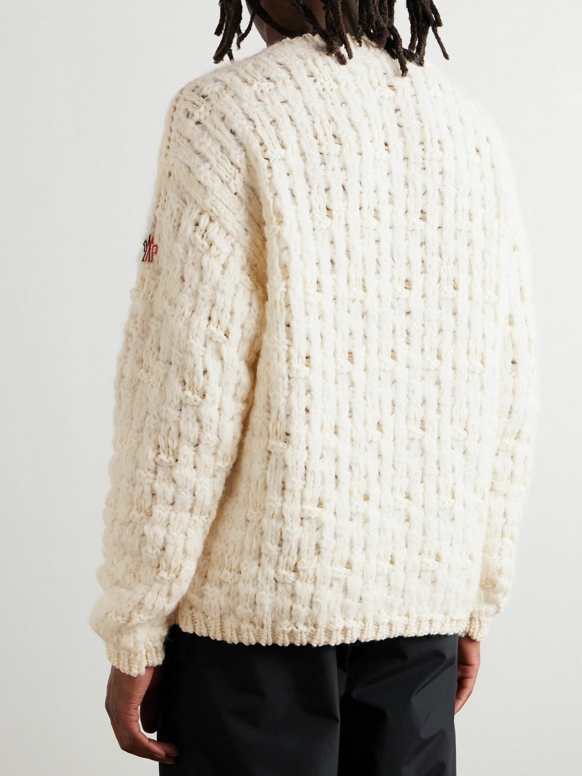 Moncler Grenoble - Knitted Sweater - White
