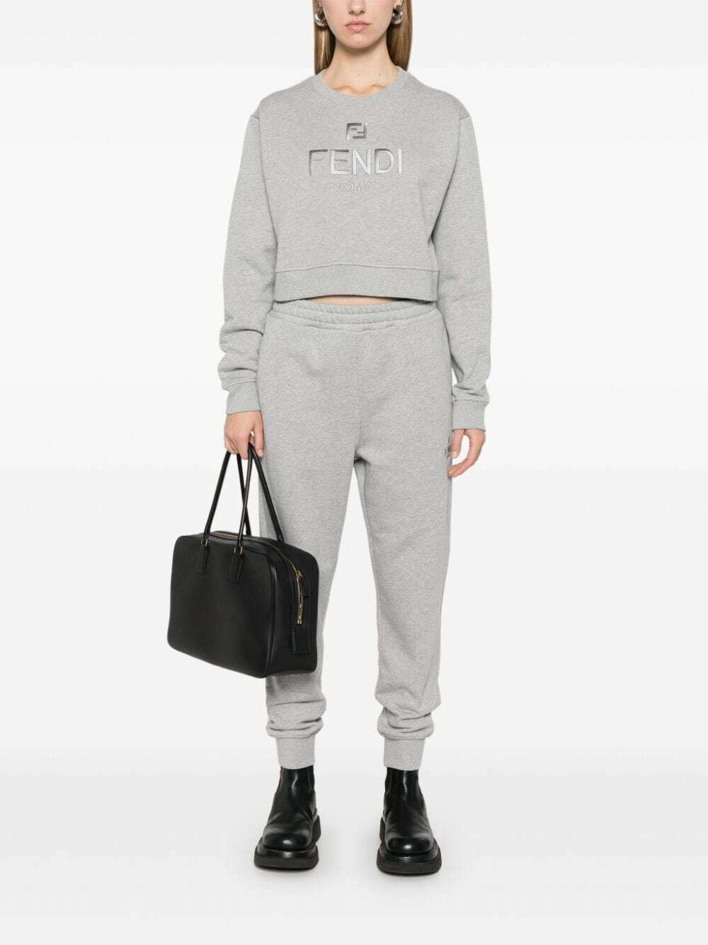 Fendi Pink Space Print Sweatshirt