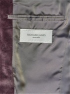 Richard James - Cotton-Velvet Tuxedo Jacket - Purple