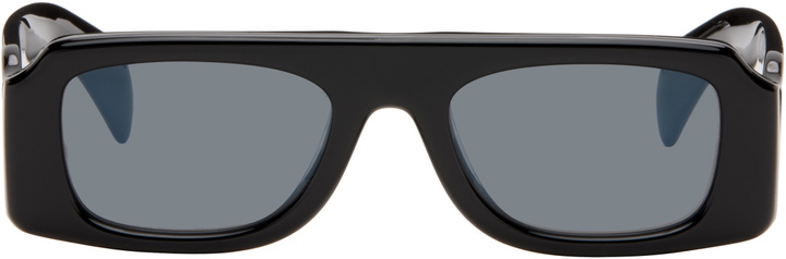 Photo: Jil Sander Black Oliver Peoples 'Edition 4' Sculptural Sunglasses