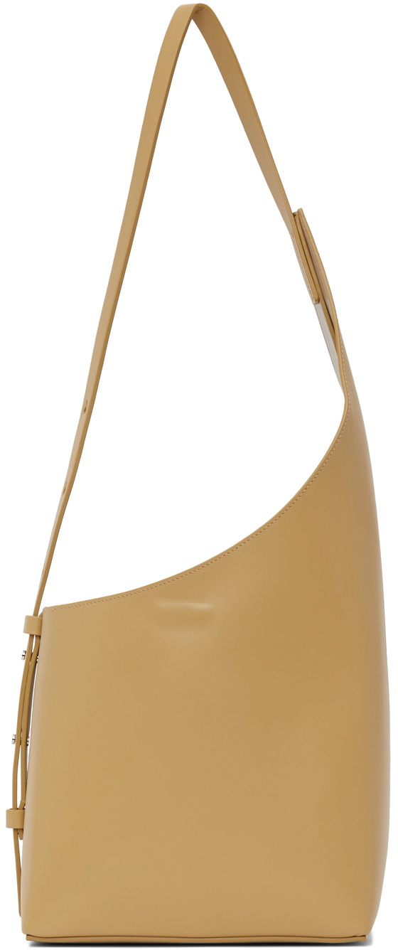 Aesther Ekme Demi Lune Leather Shoulder Bag - Yellow