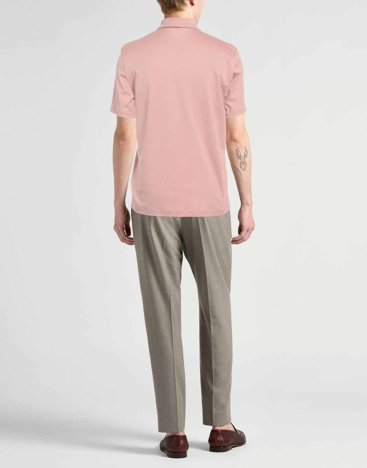 Herno Resort Mens Polo shirt Antique rose