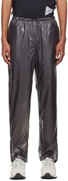 RAINS Grey Polyester Slim Lounge Pants