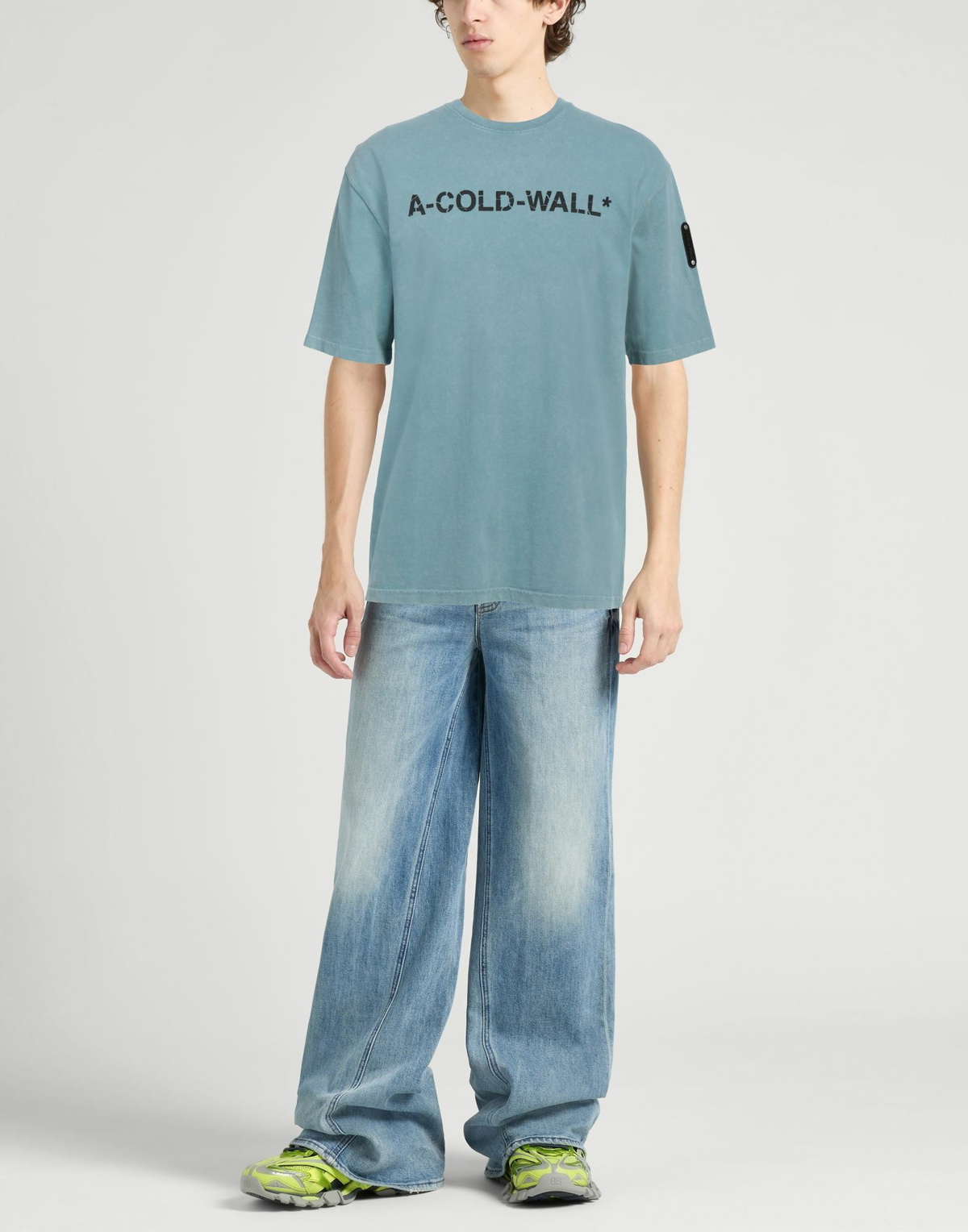 A-cold-wall* Mens T-shirt Slate in Blue