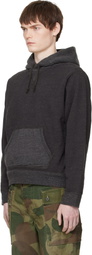 RRL Gray French Terry Hoodie