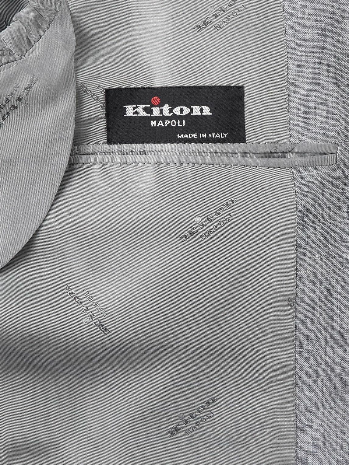 Kiton - Linen Blazer - Gray