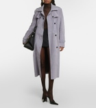 Ferragamo Suede trench coat