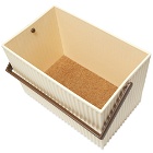 Hachiman Omnioffre Stacking Storage Box - Medium in Beige/Brown