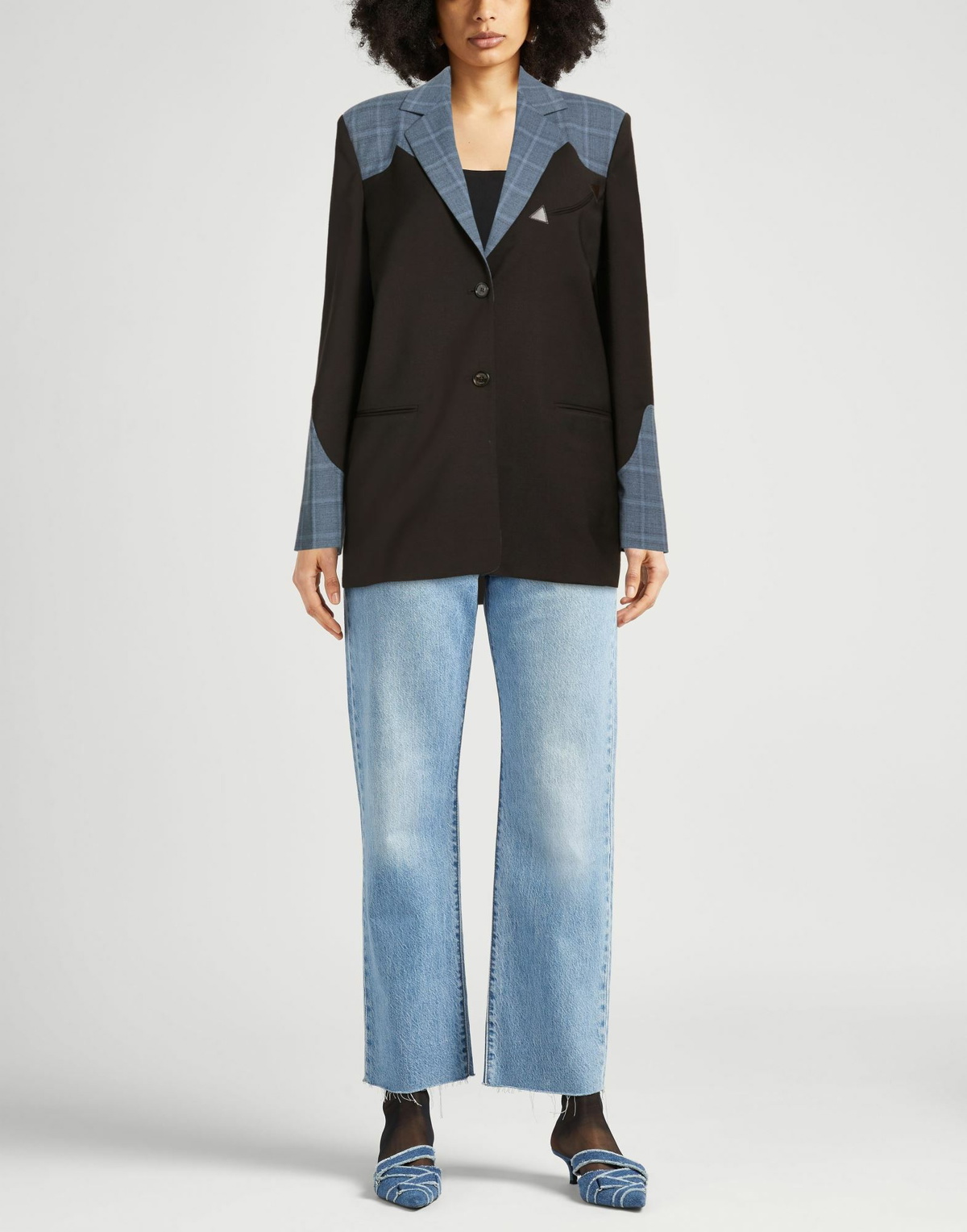 Moschino Jeans Womens Blazer Dark in Brown