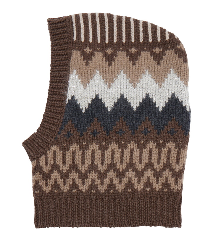 Photo: Brunello Cucinelli Cashmere hood
