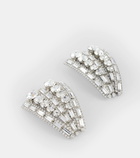 Alessandra Rich Crystal-embellished clip-on earrings