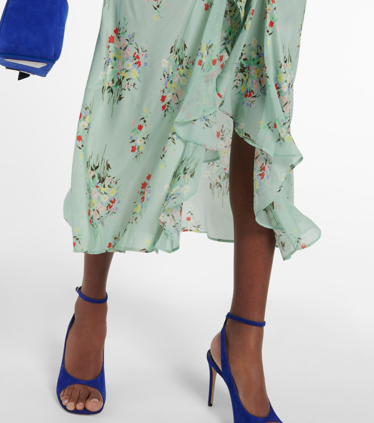 RIXO リキソー ブランド ワンピース floral cotton&silk 773291 Rixo Ariel floral cotton and silk dress Rixo