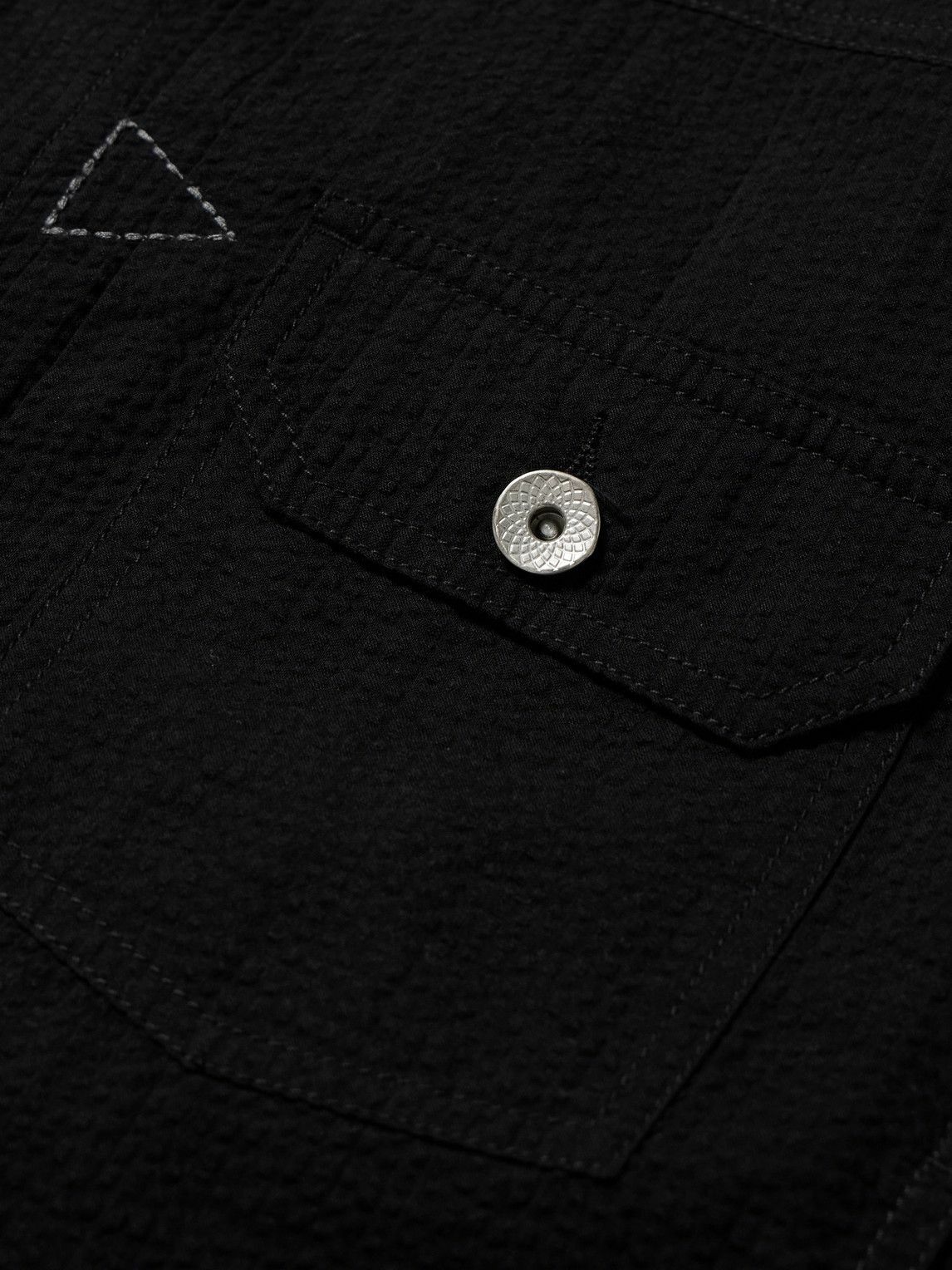 Seersucker Trucker | White