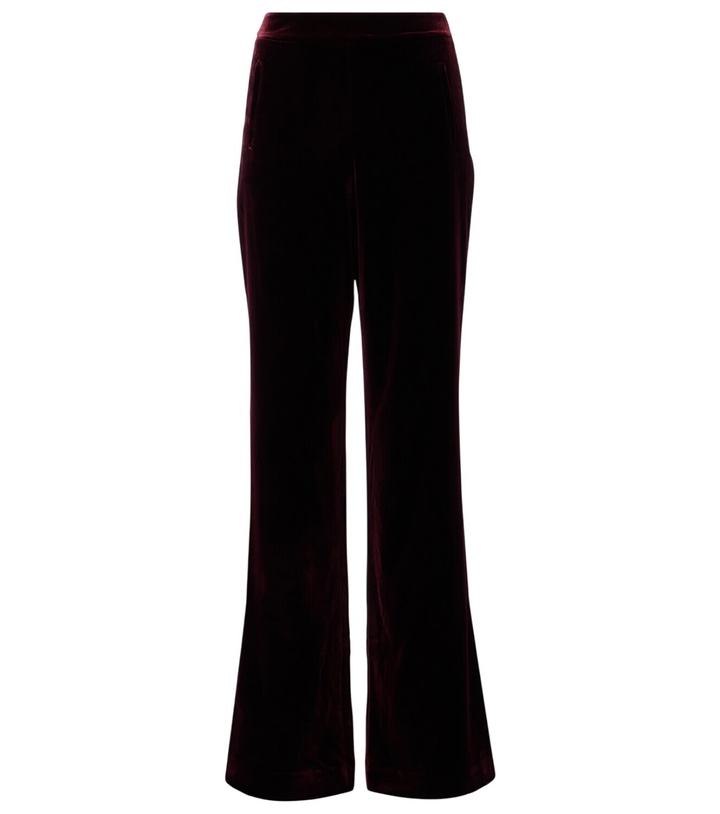 Photo: Roland Mouret Velvet wide-leg pants