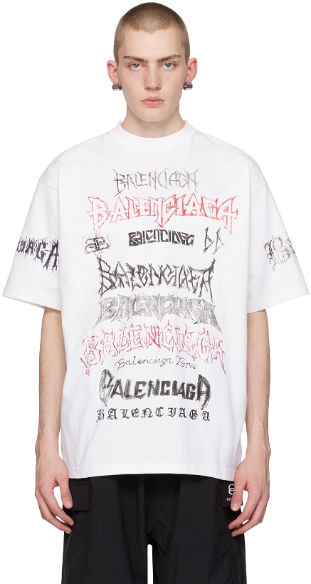 Photo: Balenciaga White DIY Metal T-Shirt
