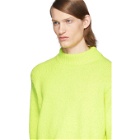 Tibi SSENSE Exclusive Yellow Alpaca Cozette Sweater