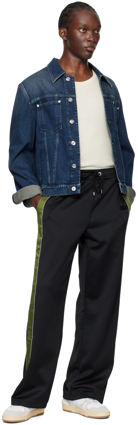 Lanvin Black Stripe Sweatpants