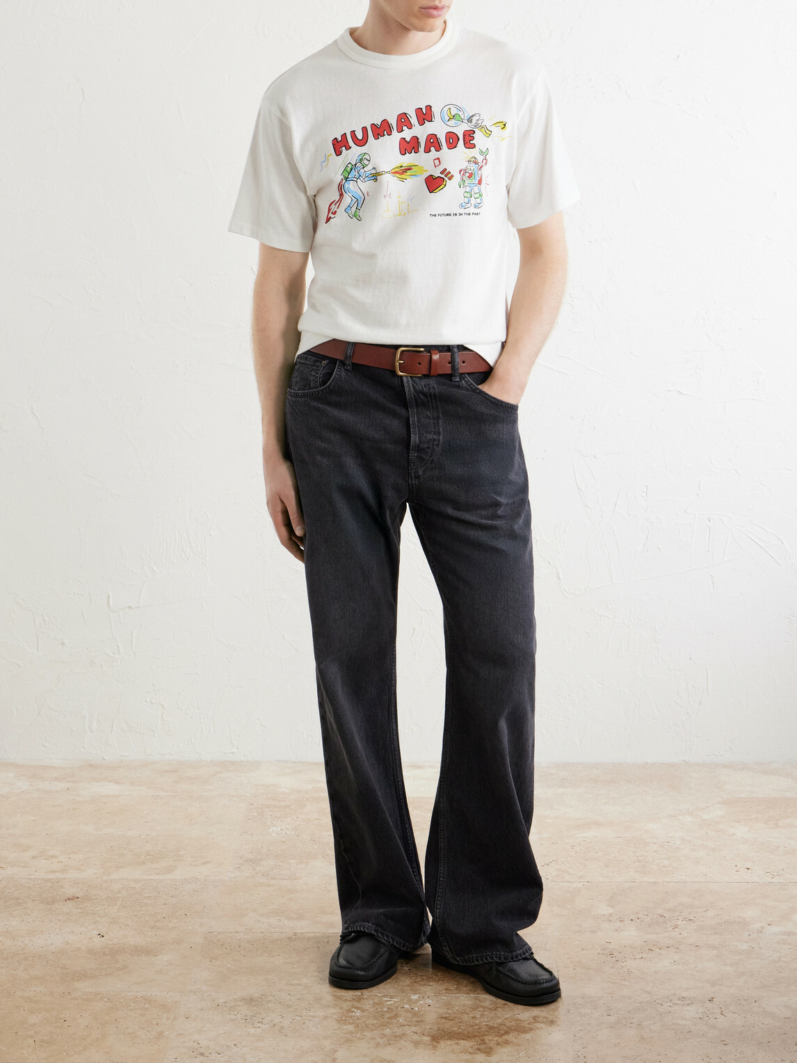 Human Made - Printed Cotton-Jersey T-Shirt - White