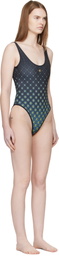 Casablanca Black Degrade Monogram Swimsuit