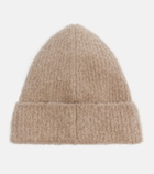 The Row Leomir cashmere, alpaca, and silk beanie