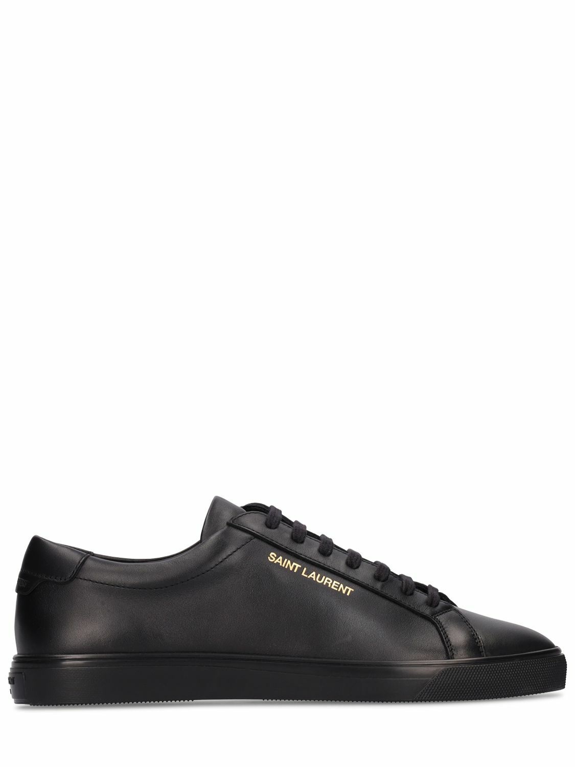 Photo: SAINT LAURENT - Andy Leather Low-top Sneakers
