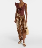Johanna Ortiz Cotton printed beach cover-up