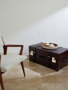 Globe-Trotter - Steamer Leather Home Trunk