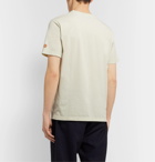 Universal Works - Logo-Print Organic Cotton-Jersey T-Shirt - Neutrals