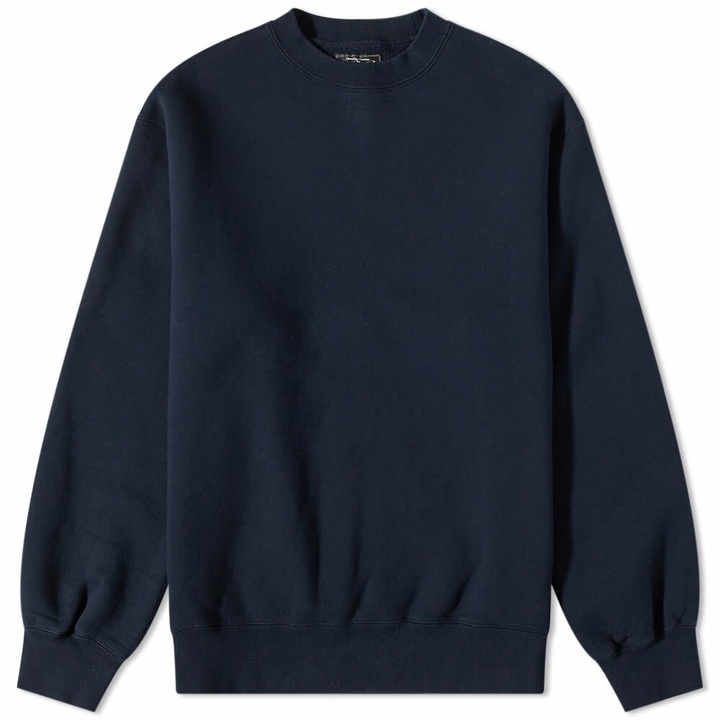 Photo: Beams Plus Men's Crew Sweat in Navy