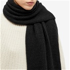 Moncler Women's Knitted Scarf in Black