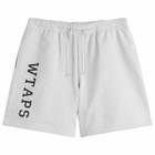 WTAPS Men's Academy Logo Shorts in Ash Gray