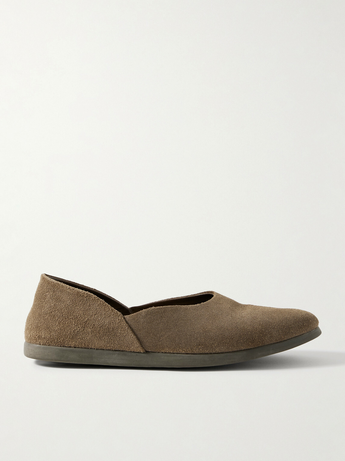 Stòffa - Suede Slippers - Brown
