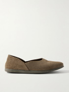 Stòffa - Suede Slippers - Brown