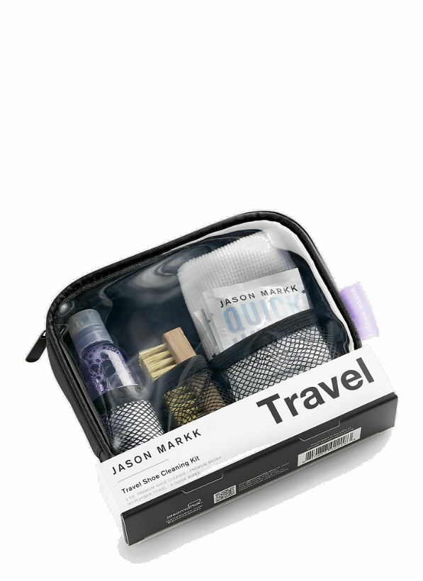 Photo: Travel Shoe Cleaning Kit in Black