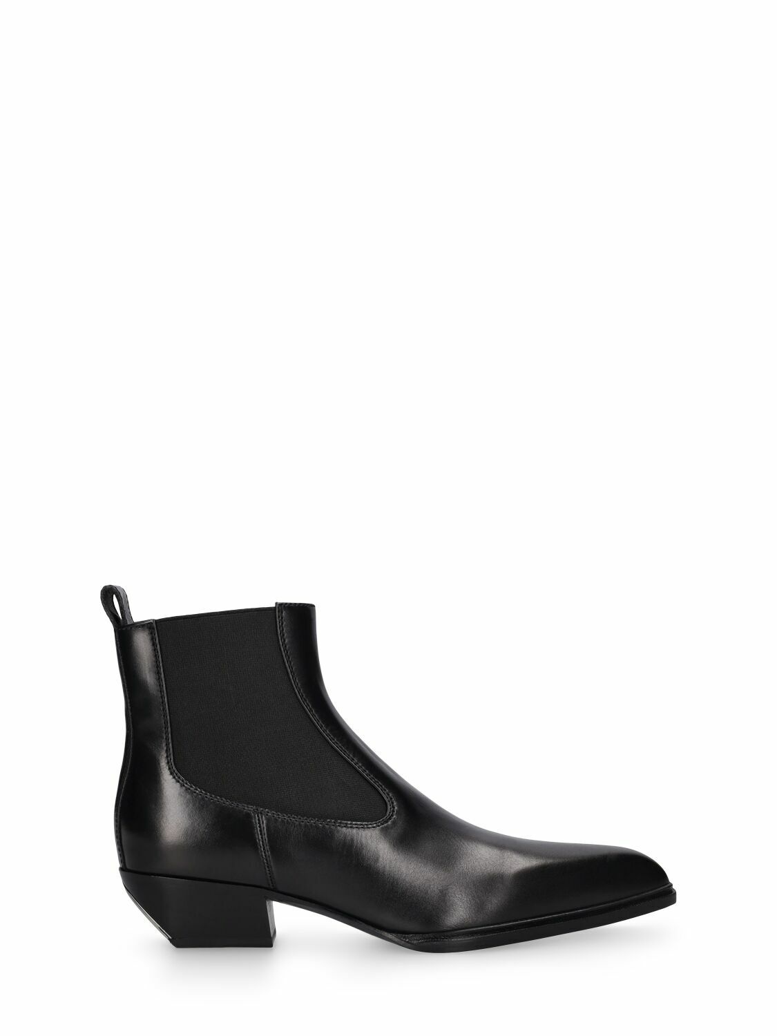 Photo: ALEXANDER WANG - 40mm Slick Leather Ankle Boots